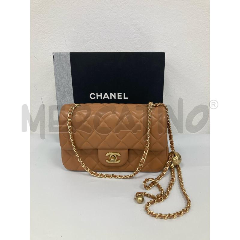 BORSA DONNA CHANEL VIP GIFT NO CODICE BEIGE | Mercatino dell'Usato Gazzada schianno 1