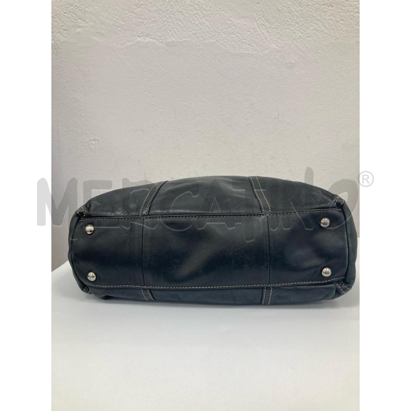 BORSA DONNA CLARKS PELLE NERA FIBBIA FRONTE ARRICCIATA | Mercatino dell'Usato Gazzada schianno 3