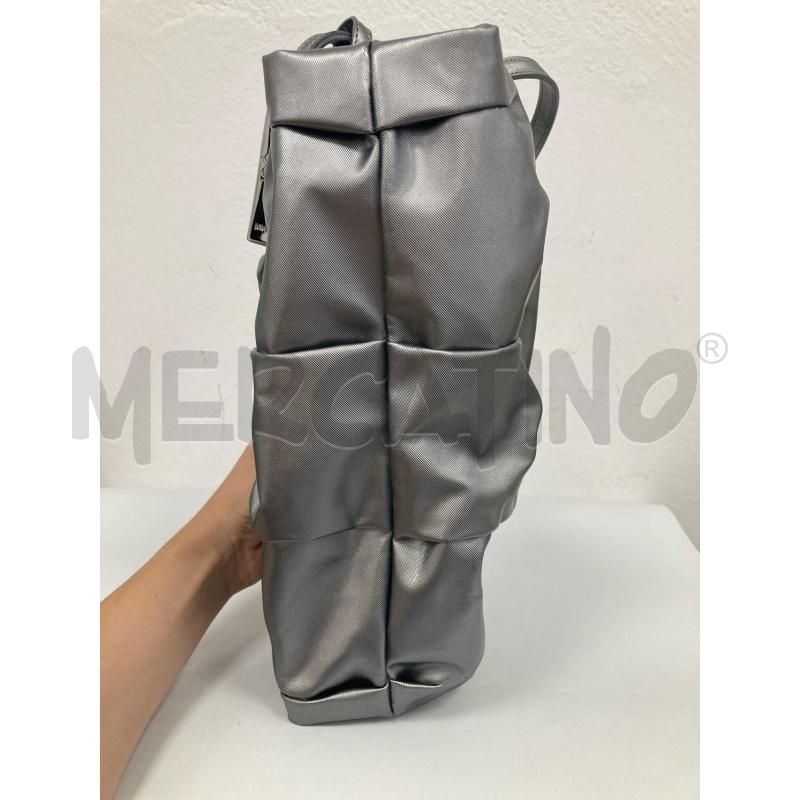 BORSA DONNA COCCINELLE ARGENTO  | Mercatino dell'Usato Gazzada schianno 3
