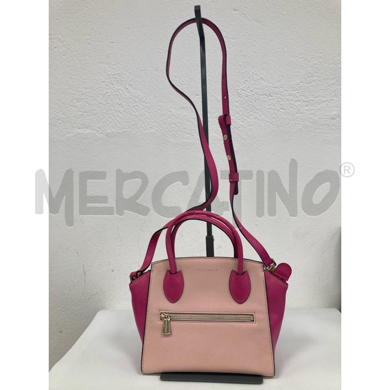 BORSA DONNA COCCINELLE ROSA | Mercatino dell'Usato Gazzada schianno 1
