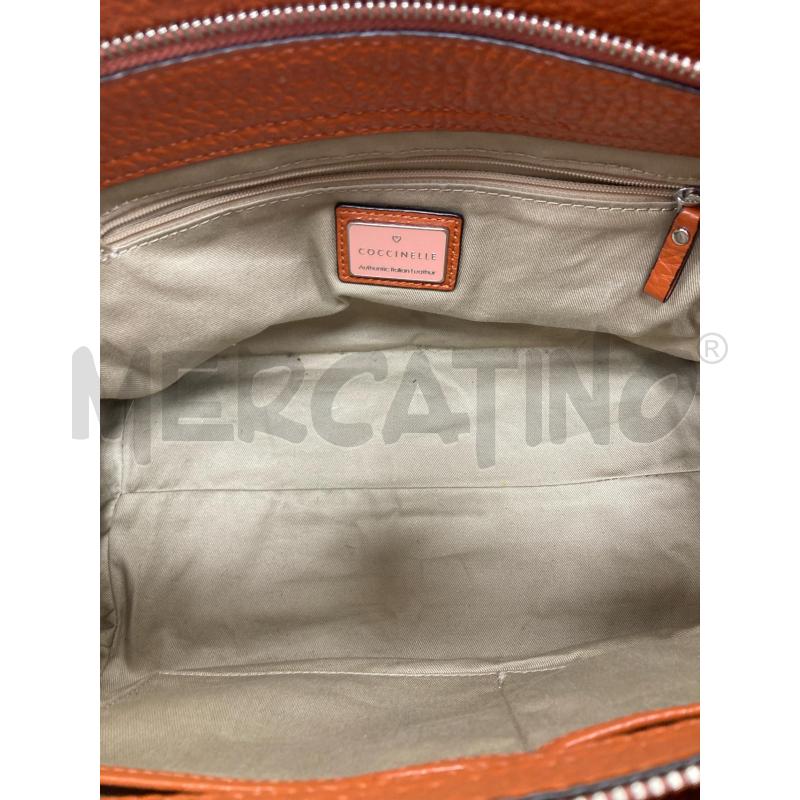BORSA DONNA COCCINELLE RUGGINE | Mercatino dell'Usato Gazzada schianno 4