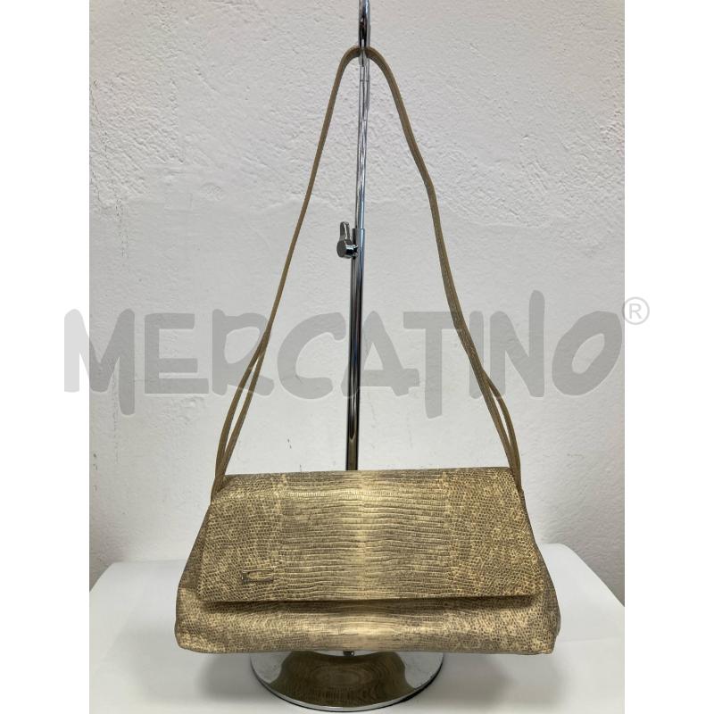 BORSA DONNA COCCINELLE TRACOLLA BEIGE GRIGIA | Mercatino dell'Usato Gazzada schianno 1