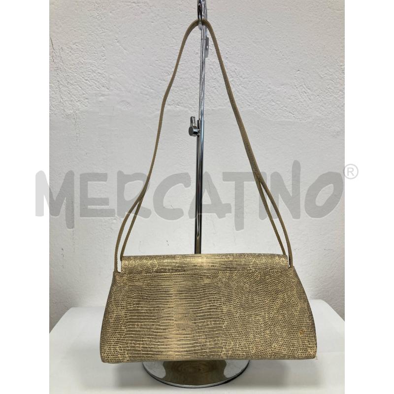 BORSA DONNA COCCINELLE TRACOLLA BEIGE GRIGIA | Mercatino dell'Usato Gazzada schianno 2