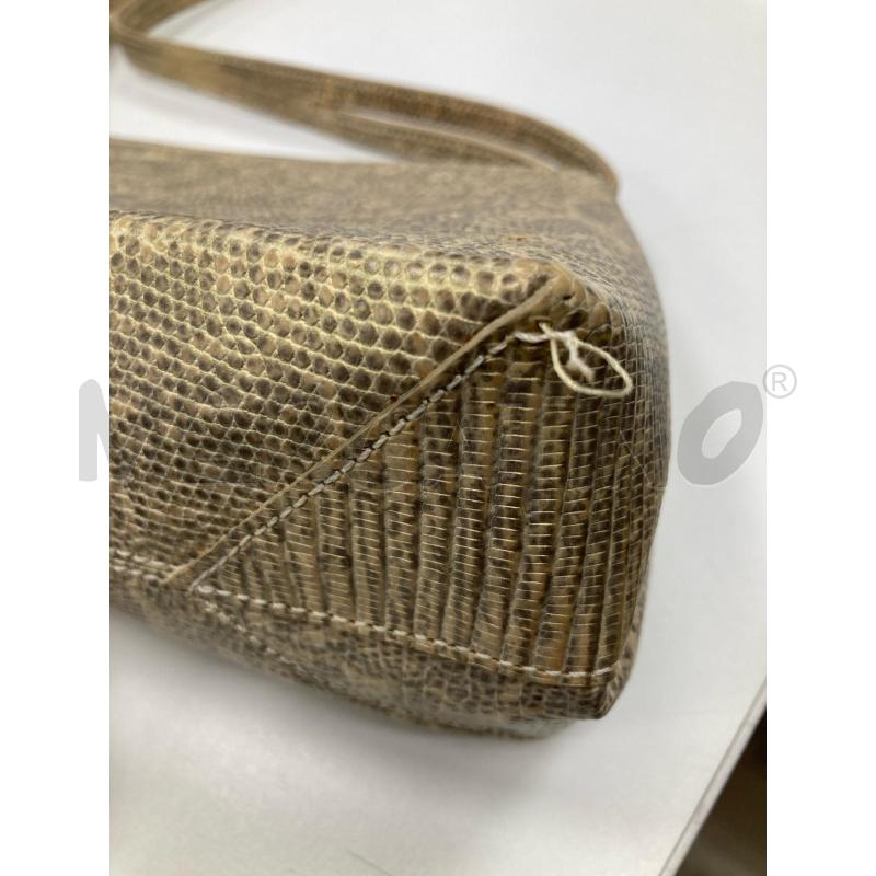 BORSA DONNA COCCINELLE TRACOLLA BEIGE GRIGIA | Mercatino dell'Usato Gazzada schianno 5