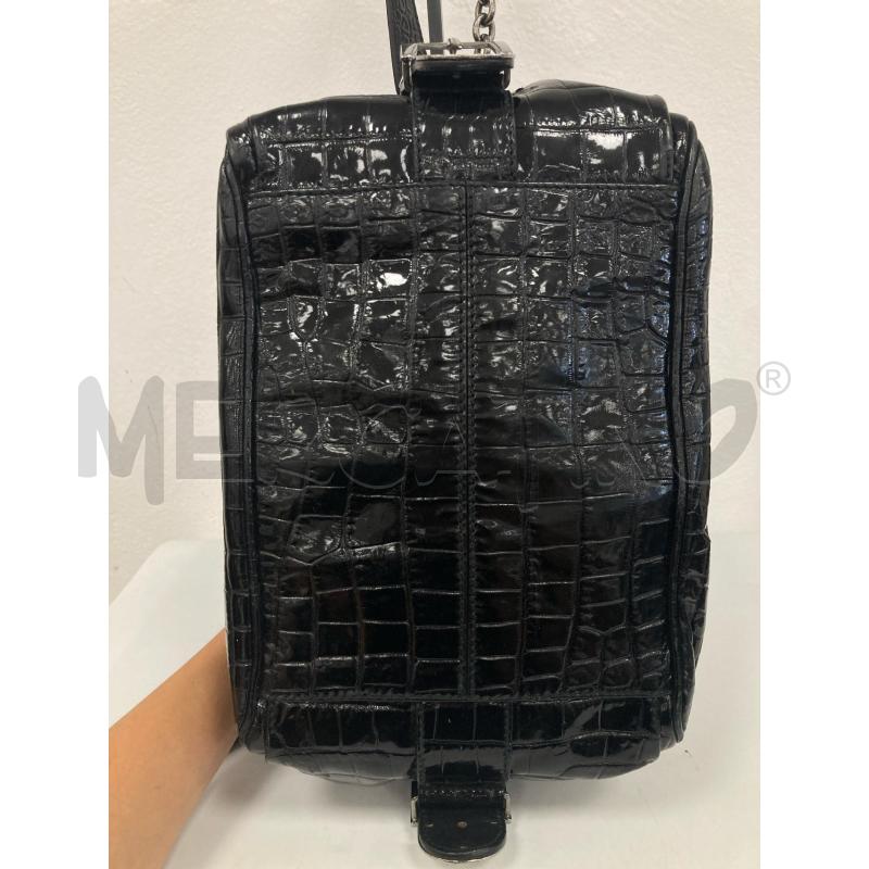 BORSA DONNA DOLCE&GABBANA NERA STAMPA COCCODRILLO | Mercatino dell'Usato Gazzada schianno 3