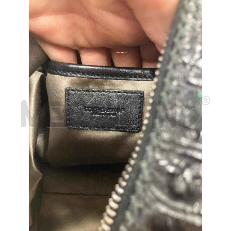 BORSA DONNA DOLCE&GABBANA NERA STAMPA COCCODRILLO | Mercatino dell'Usato Gazzada schianno 5