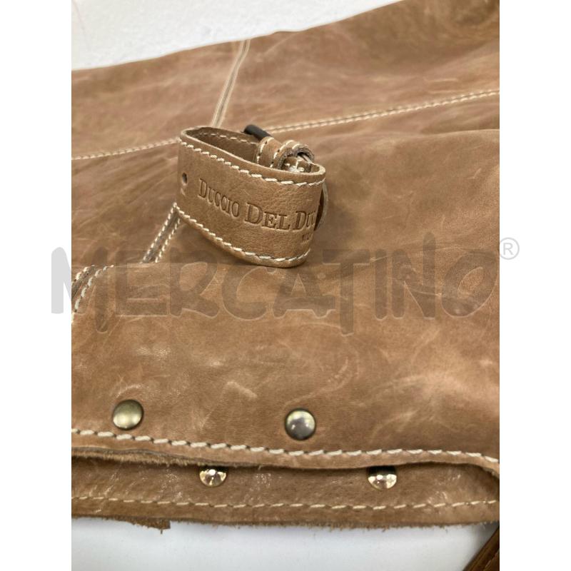 BORSA DONNA DUCCIODEL DUCA MARRONE | Mercatino dell'Usato Gazzada schianno 4