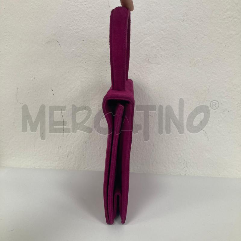 BORSA DONNA ESCADA VIOLA SENZA TRACOLLA VELLUTO | Mercatino dell'Usato Gazzada schianno 2