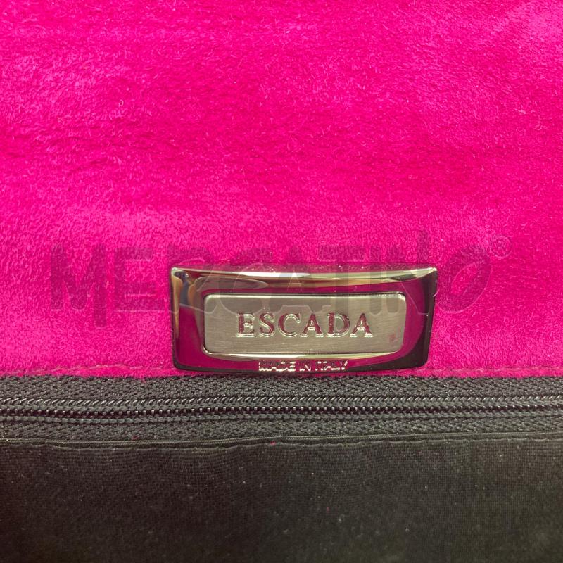 BORSA DONNA ESCADA VIOLA SENZA TRACOLLA VELLUTO | Mercatino dell'Usato Gazzada schianno 5