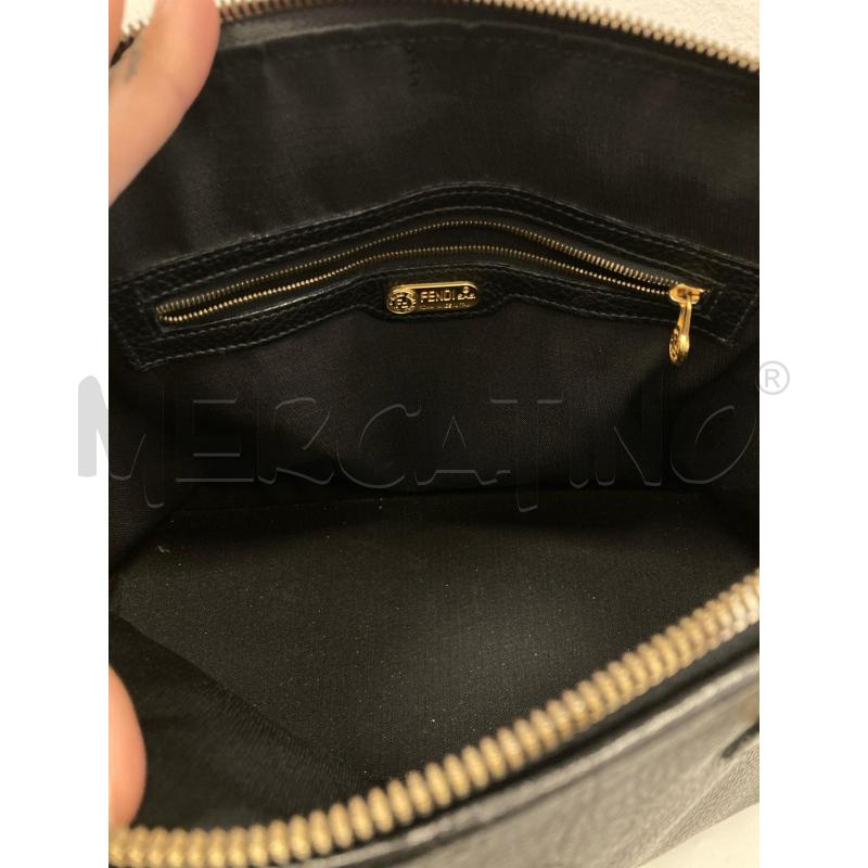 BORSA DONNA FENDI NERA METALLI DORATI | Mercatino dell'Usato Gazzada schianno 4