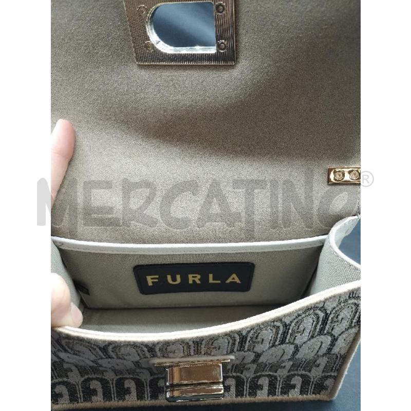 BORSA DONNA FURLA BIANCA PELO | Mercatino dell'Usato Gazzada schianno 5