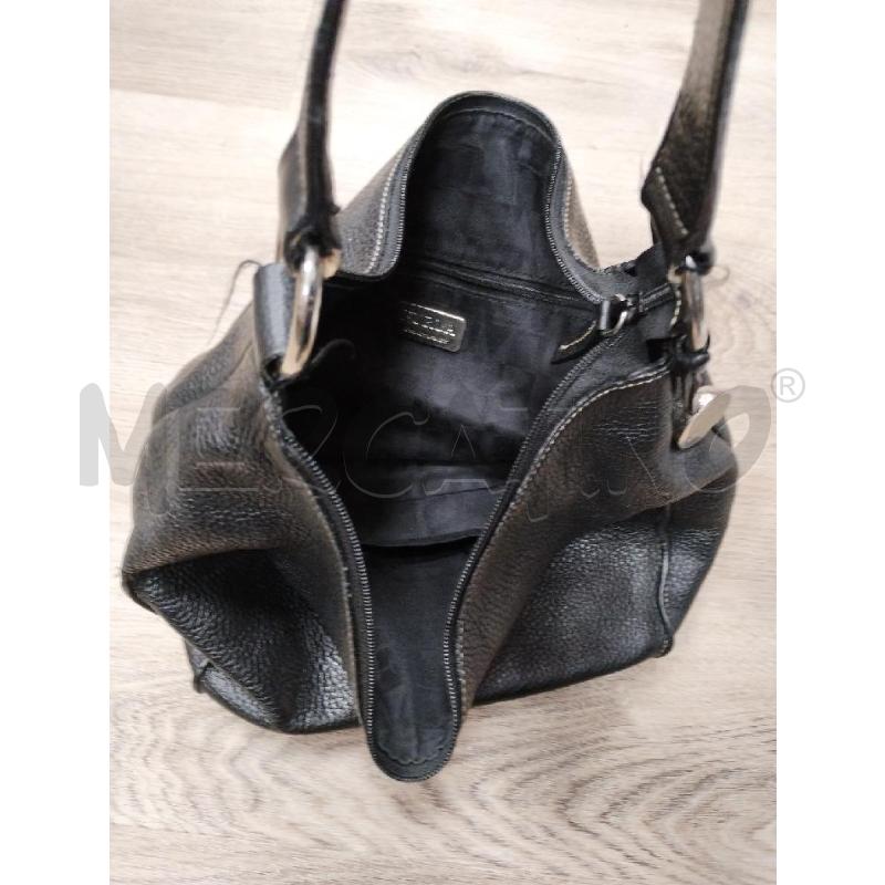 BORSA DONNA FURLA NERO  | Mercatino dell'Usato Gazzada schianno 4