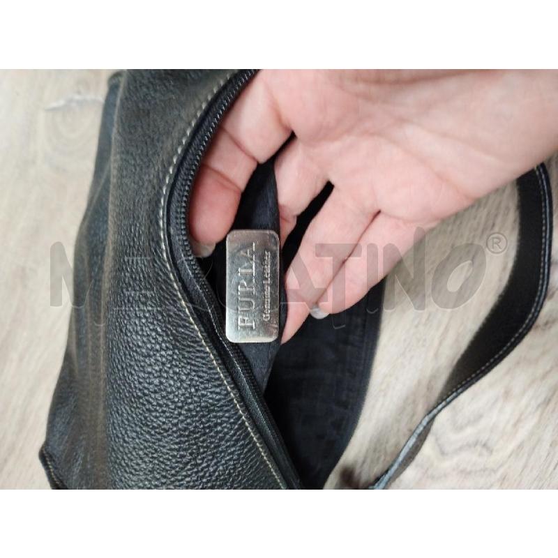 BORSA DONNA FURLA NERO  | Mercatino dell'Usato Gazzada schianno 5