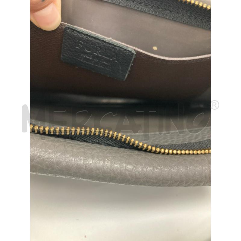 BORSA DONNA FURLA PELLE GRIGIA MARRONE | Mercatino dell'Usato Gazzada schianno 4