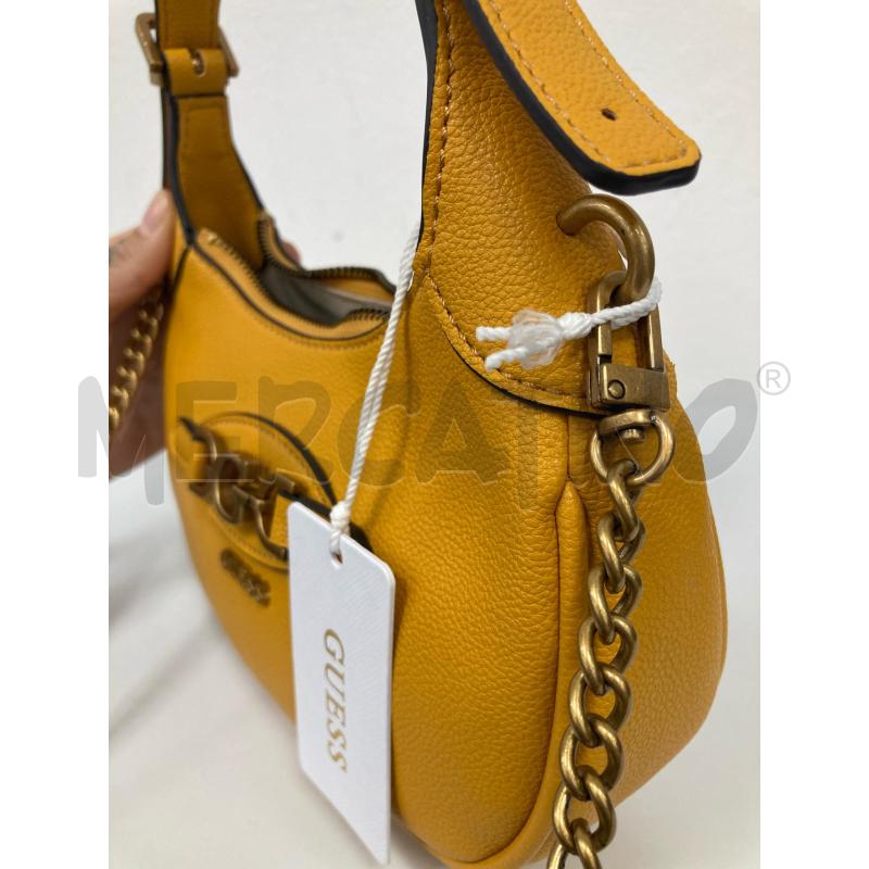 BORSA DONNA GUESS SENAPE CON TRACOLLA | Mercatino dell'Usato Gazzada schianno 5
