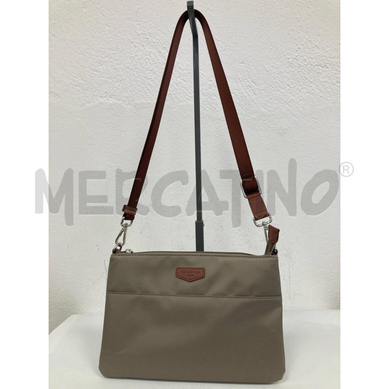 BORSA DONNA HEXAGONA TAUPE | Mercatino dell'Usato Gazzada schianno 1