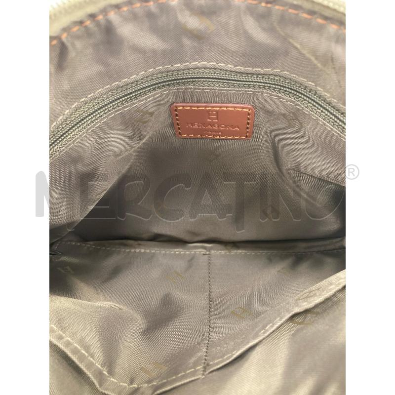 BORSA DONNA HEXAGONA TAUPE | Mercatino dell'Usato Gazzada schianno 4