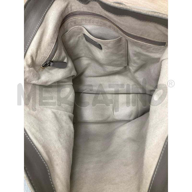 BORSA DONNA HOGAN PELLE GRIGIA | Mercatino dell'Usato Gazzada schianno 4