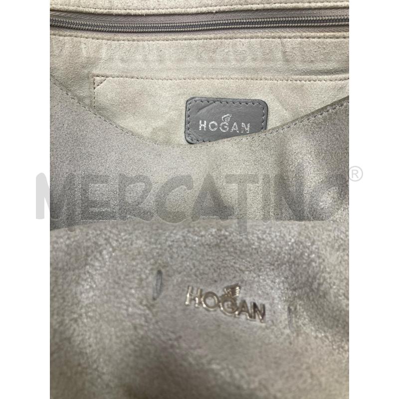 BORSA DONNA HOGAN PELLE GRIGIA | Mercatino dell'Usato Gazzada schianno 5