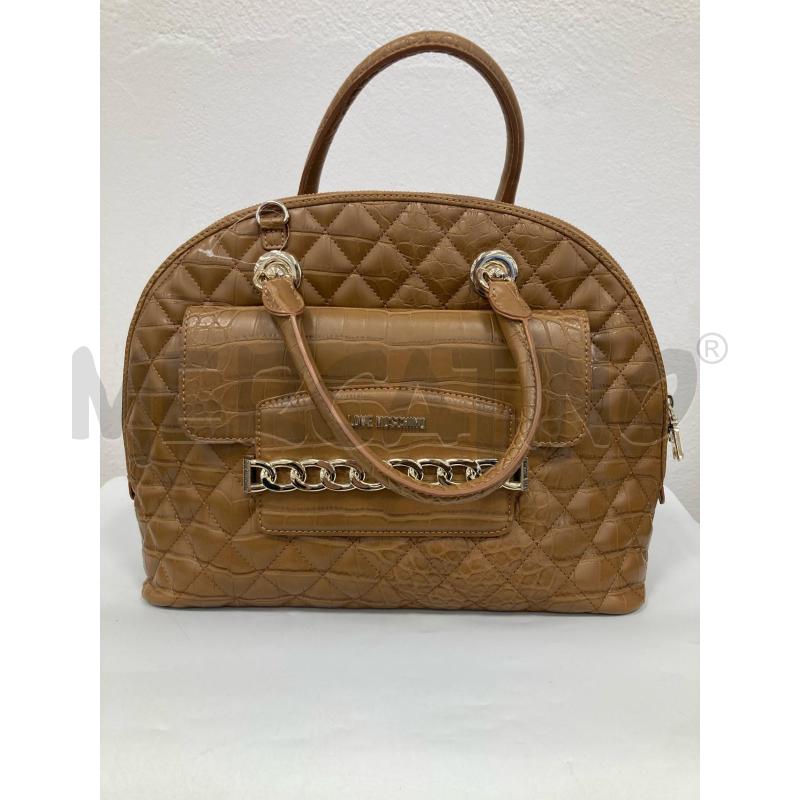 BORSA DONNA LOVE MOSCHINO MARRONE | Mercatino dell'Usato Gazzada schianno 1