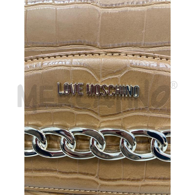 BORSA DONNA LOVE MOSCHINO MARRONE | Mercatino dell'Usato Gazzada schianno 2
