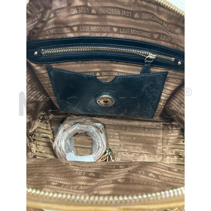 BORSA DONNA LOVE MOSCHINO MARRONE | Mercatino dell'Usato Gazzada schianno 4