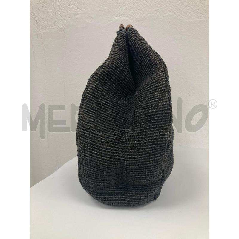 BORSA DONNA MALIPARMI MANICO LEGNO | Mercatino dell'Usato Gazzada schianno 2