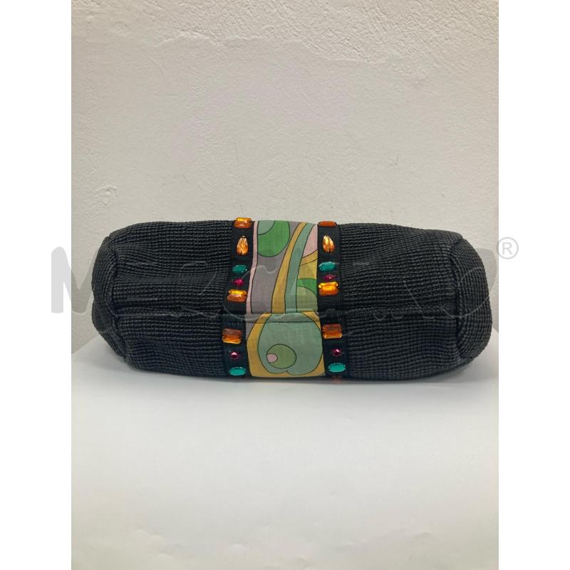 BORSA DONNA MALIPARMI MANICO LEGNO | Mercatino dell'Usato Gazzada schianno 3