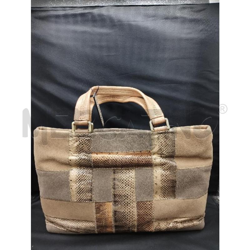 BORSA DONNA MALIPARMI PELLE BEIGE | Mercatino dell'Usato Gazzada schianno 2
