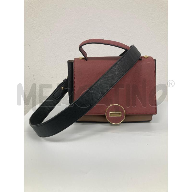 BORSA DONNA MARELLA BEIGE ROSA +RICAMBIO PELOSO NERO CASSA | Mercatino dell'Usato Gazzada schianno 1