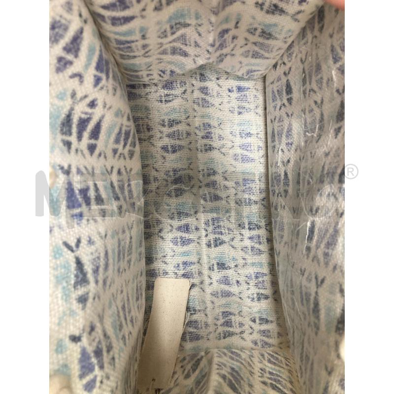 BORSA DONNA MARE PESCIOLINI BLU CAMOMILLA | Mercatino dell'Usato Gazzada schianno 3