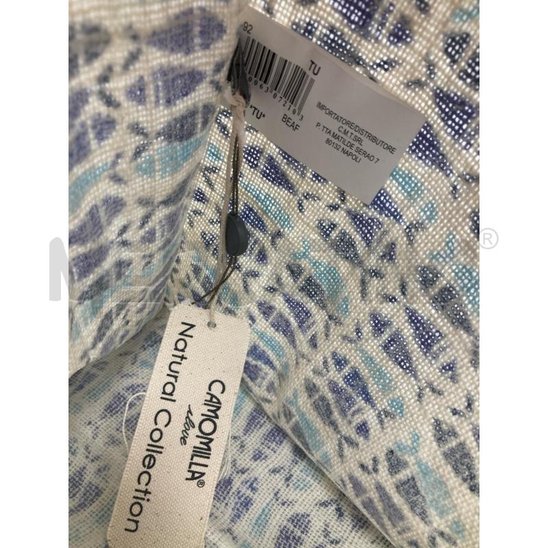 BORSA DONNA MARE PESCIOLINI BLU CAMOMILLA | Mercatino dell'Usato Gazzada schianno 4