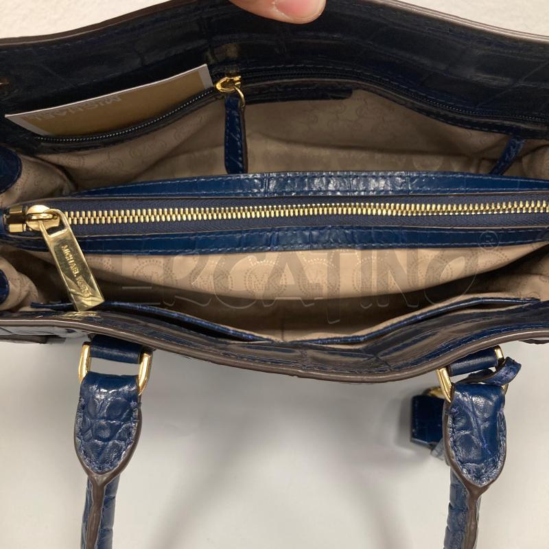 BORSA DONNA MICHAEL KORS BLU | Mercatino dell'Usato Gazzada schianno 3