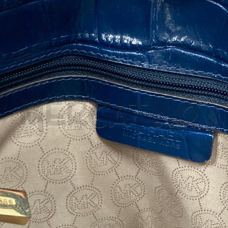 BORSA DONNA MICHAEL KORS BLU | Mercatino dell'Usato Gazzada schianno 5