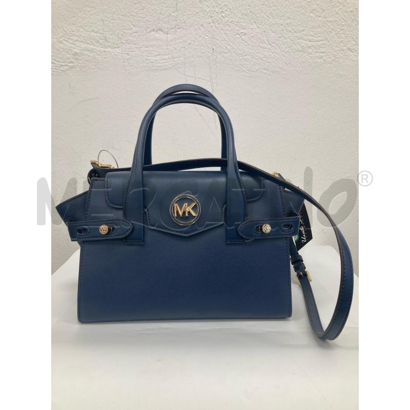 BORSA DONNA MICHAEL KORS CARMEN BLU | Mercatino dell'Usato Gazzada schianno 1