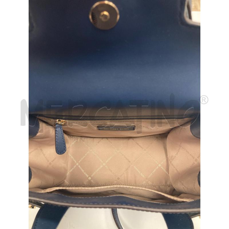 BORSA DONNA MICHAEL KORS CARMEN BLU | Mercatino dell'Usato Gazzada schianno 4