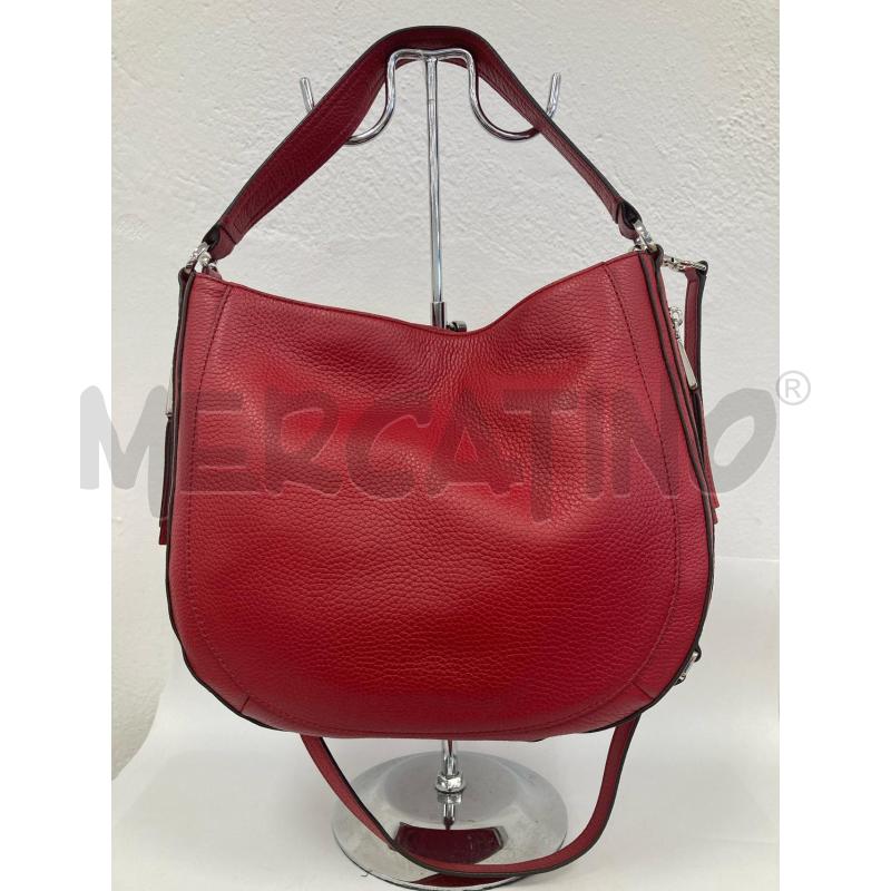 BORSA DONNA MICHAEL KORS PELLE ROSSA + TRACOLLA | Mercatino dell'Usato Gazzada schianno 2