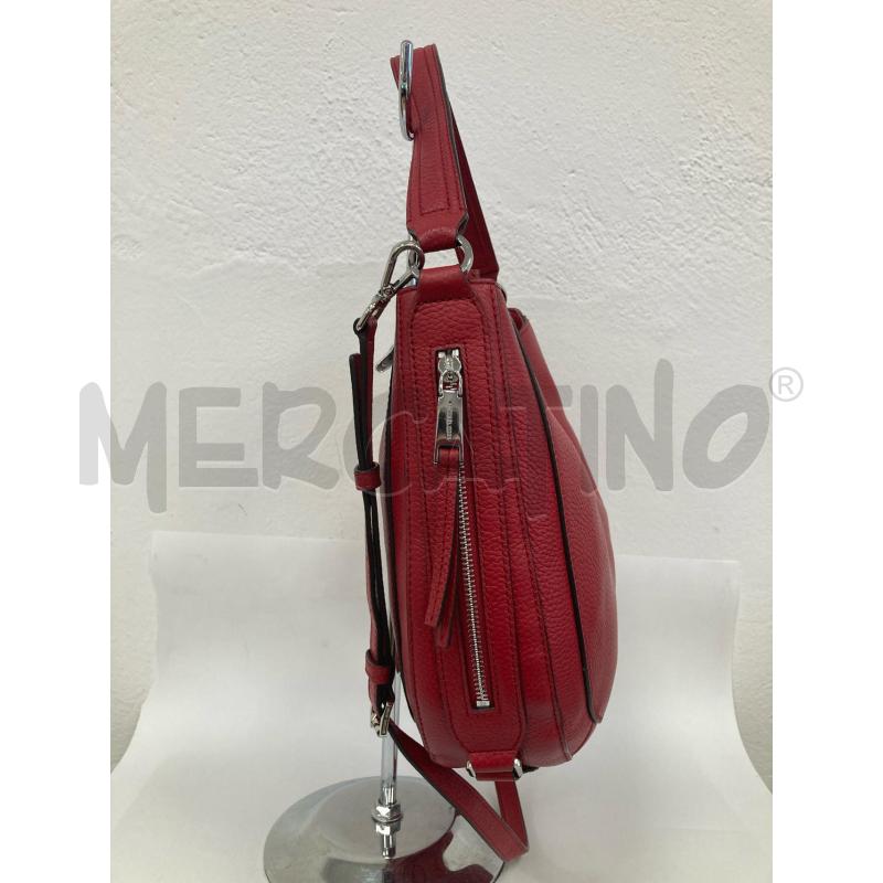 BORSA DONNA MICHAEL KORS PELLE ROSSA + TRACOLLA | Mercatino dell'Usato Gazzada schianno 3