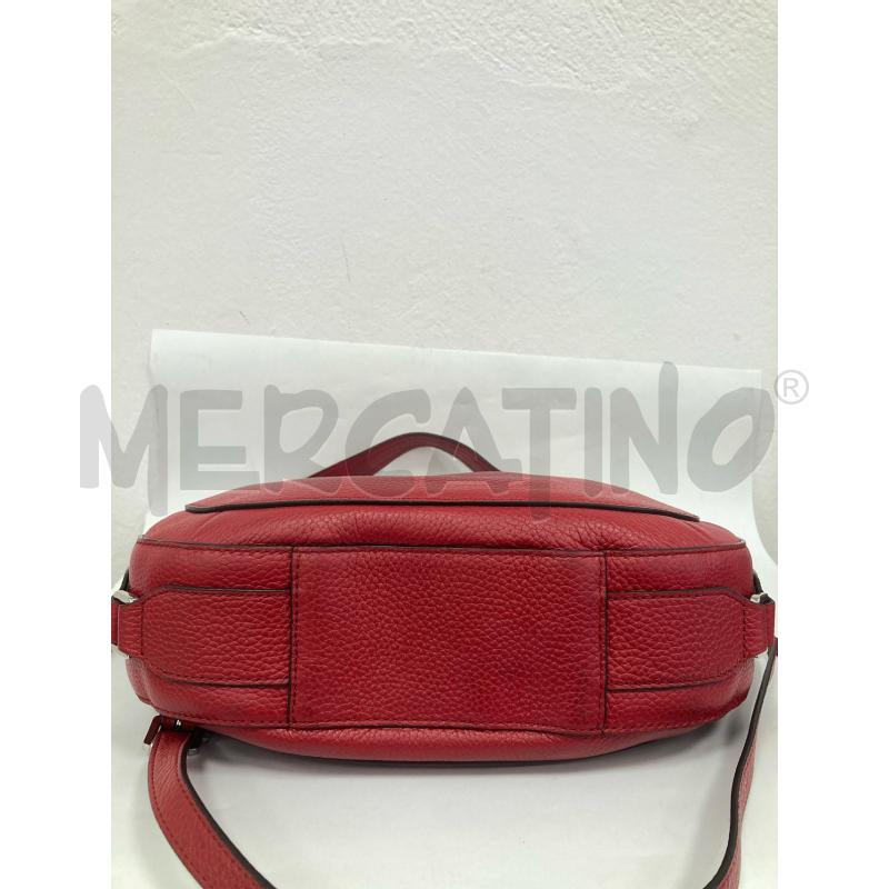 BORSA DONNA MICHAEL KORS PELLE ROSSA + TRACOLLA | Mercatino dell'Usato Gazzada schianno 4