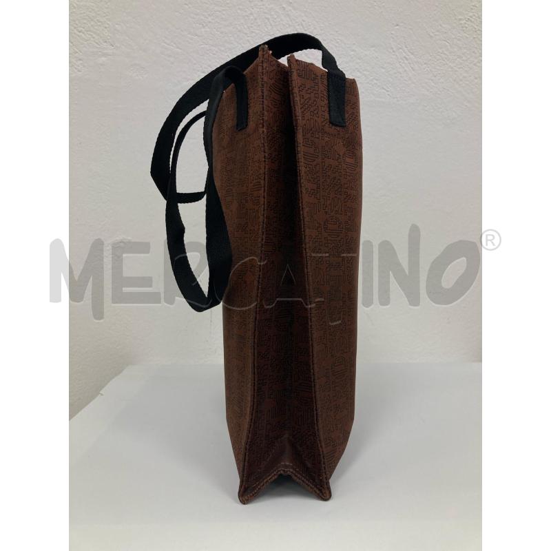 BORSA DONNA MISSONI MARRONE LOGATA MANICI NERI | Mercatino dell'Usato Gazzada schianno 2