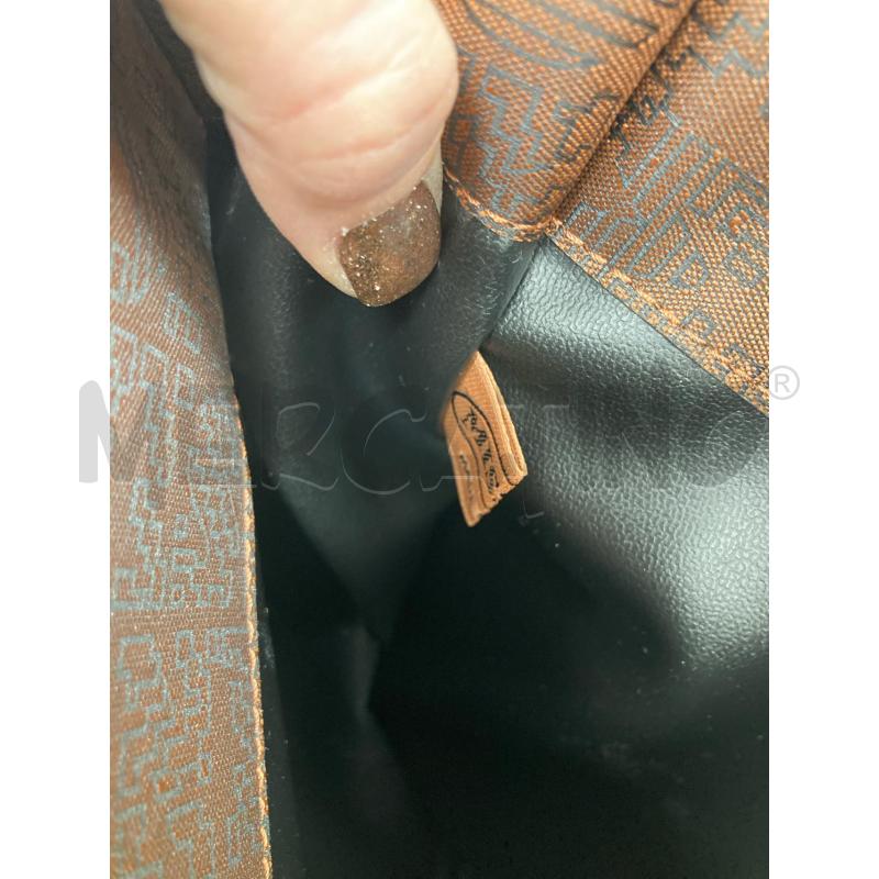 BORSA DONNA MISSONI MARRONE LOGATA MANICI NERI | Mercatino dell'Usato Gazzada schianno 5