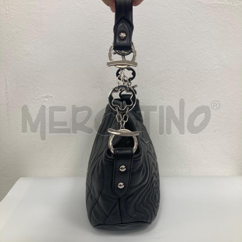 BORSA DONNA MONT BLANC NERA A MANO  | Mercatino dell'Usato Gazzada schianno 2