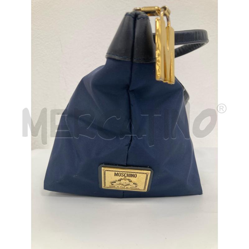 BORSA DONNA MOSCHINO BLU | Mercatino dell'Usato Gazzada schianno 2