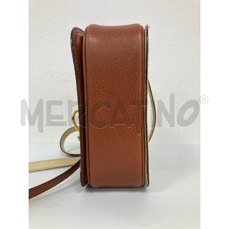 BORSA DONNA MOSCHINO TRACOLLA BEIGE MARRONE | Mercatino dell'Usato Gazzada schianno 3