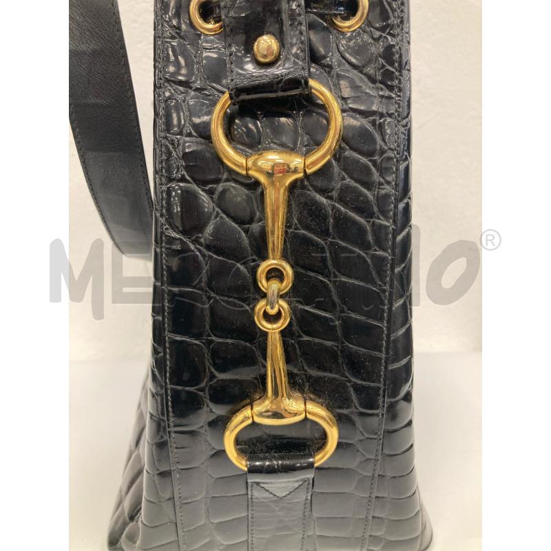 BORSA DONNA NIERI ARGENTI NERA STAMPA COCCO | Mercatino dell'Usato Gazzada schianno 4