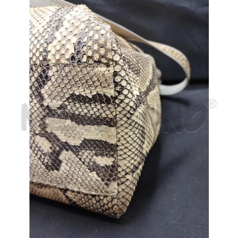 BORSA DONNA PITONE BEIGE | Mercatino dell'Usato Gazzada schianno 3
