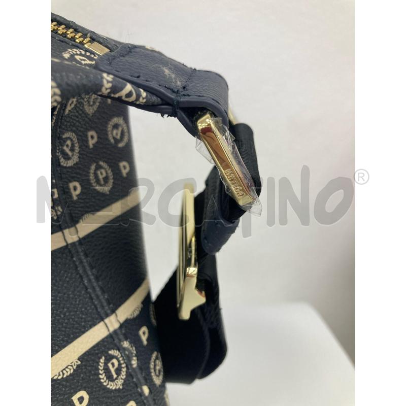 BORSA DONNA POLLINI BLU PANNA | Mercatino dell'Usato Gazzada schianno 3