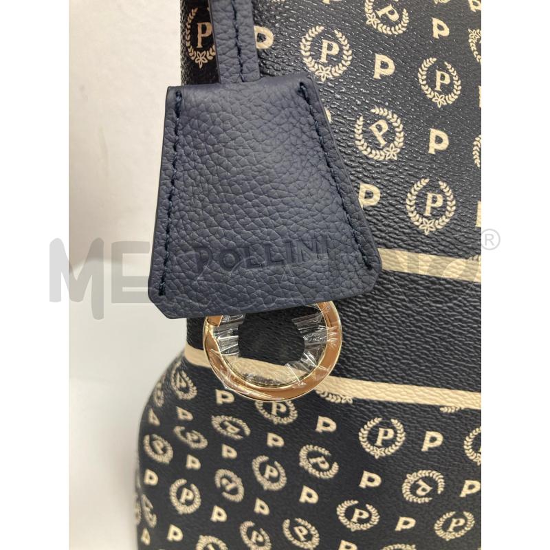 BORSA DONNA POLLINI BLU PANNA | Mercatino dell'Usato Gazzada schianno 4