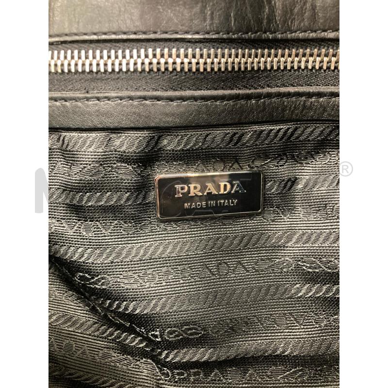 BORSA DONNA PRADA NERA A MANO | Mercatino dell'Usato Gazzada schianno 5