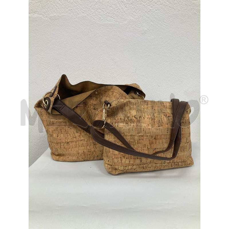 BORSA DONNA SUGHERO + TRACOLLINA INTERNA | Mercatino dell'Usato Gazzada schianno 1